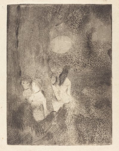 Dansare i vingarna, 18791880. av Edgar Degas