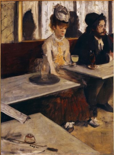 På ett café, eller Absinthe av Edgar Degas