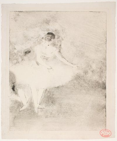 Dansar på scenen av Edgar Degas