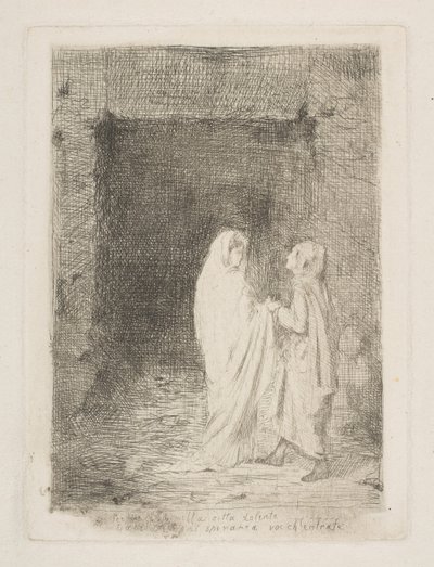 Dante och Vergilius, 1857. av Edgar Degas