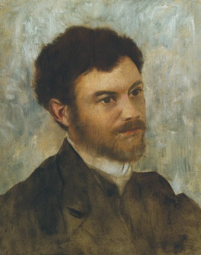 Degas - Porträtt av en man, cirka 1868-1872, L 195 av Edgar Degas