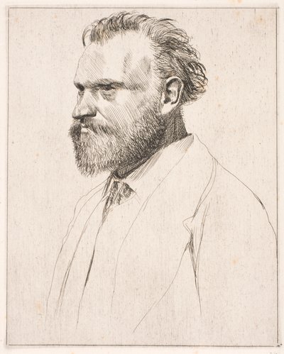 Edouard Manet. Porträtt i bröstlängd av Edgar Degas