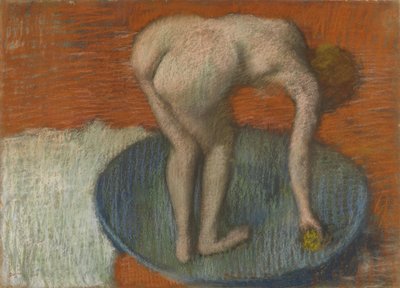 Kvinna vid badkaret av Edgar Degas