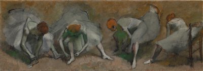 Dansarnas fris, ca. 1895. av Edgar Degas