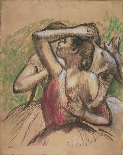 Grupp av dansare av Edgar Degas