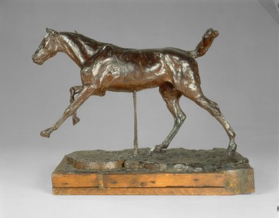 Häst galopperar på höger fot av Edgar Degas