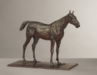 Horse Standing, modellerad c.1870-tal, gjuten 1919-21 av Edgar Degas
