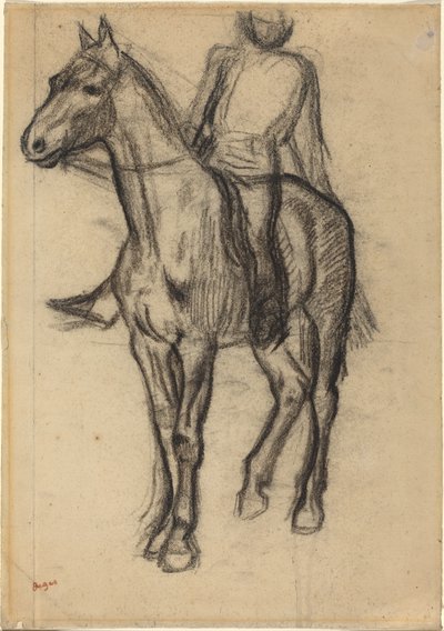 Häst och ryttare av Edgar Degas