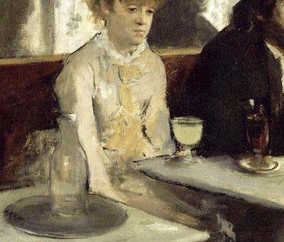 På ett café eller L’Absinthe av Edgar Degas