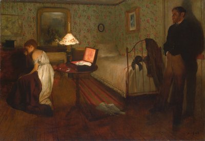 Interiör av Edgar Degas