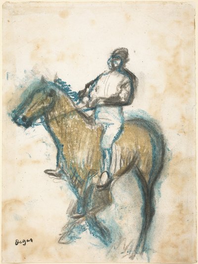 Jockey, c. 1898. av Edgar Degas