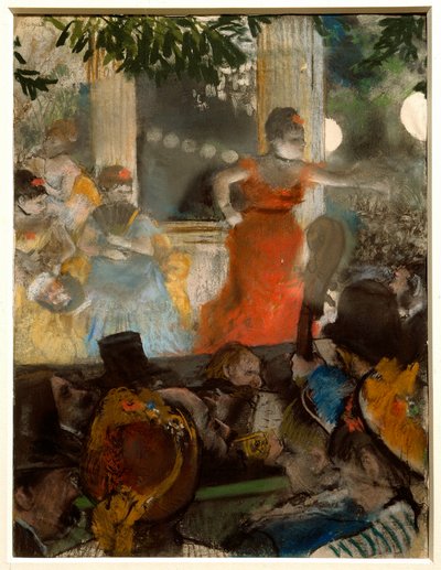 Cafékonserten, med ambassadörer Pastellmålning av Edgar Degas (1834-1917) 1876 Sön. 0,36 x 0,28 m Lyon. Museum of Fine Arts av Edgar Degas