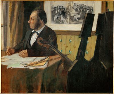 Louis-Marie Pilet (olja på duk) av Edgar Degas