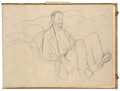 Ludovic Lepic på teatern av Edgar Degas