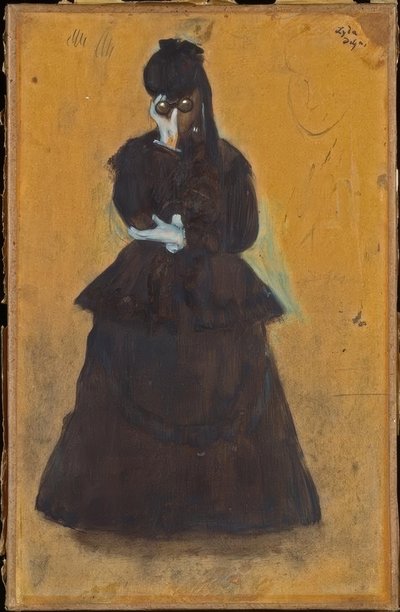 Lyda (Kvinna med ett teleskop) av Edgar Degas