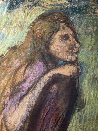 Madame Alexis Rouart och hennes barn (detalj) (ca 1905). Edgar Degas (1834-1917). Pastell och kol på kalkerpapper, klistrad i helfigur på kartong. Musee des Beaux-Arts de la Ville de Paris, Petite Palais. av Edgar Degas