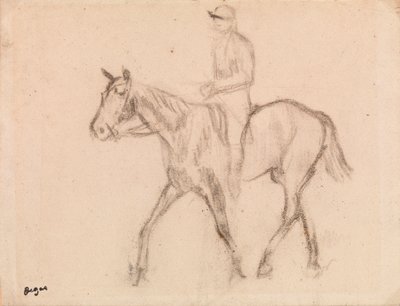 Man till häst av Edgar Degas