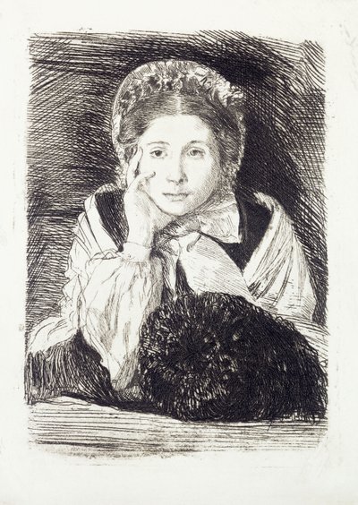 Marguerite, ca 1860-62 av Edgar Degas