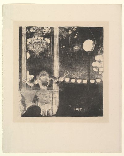 Miss Bécat på Café des Ambassadeurs, Paris, 1877-78. av Edgar Degas