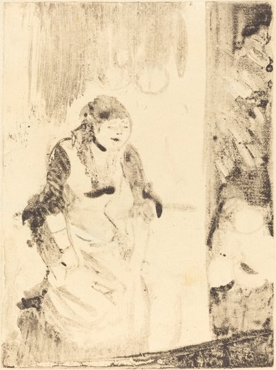 fröken Bécat, c. 18771878. av Edgar Degas