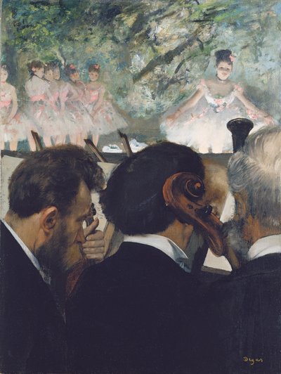 Orkestermusiker av Edgar Degas