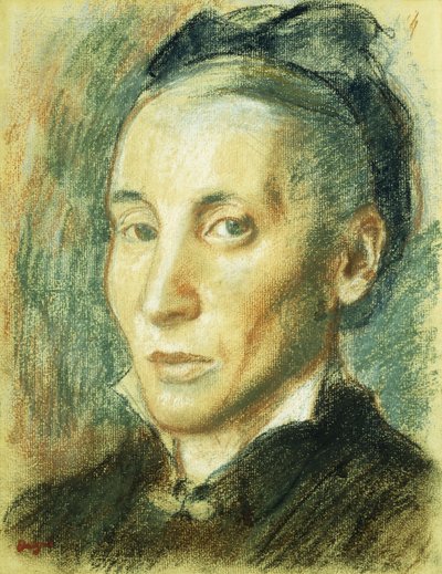 Porträtt av en kvinna, 1881-85 av Edgar Degas