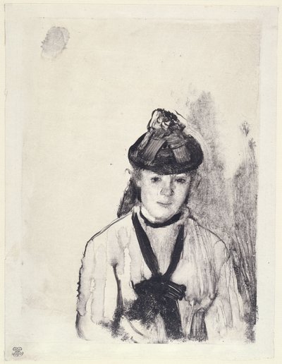Porträtt av Ellen Andrée av Edgar Degas