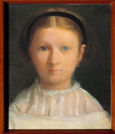 Porträtt av Giovanna Bellelli (född 1848) vid namn Nini, kusin till den senare konstnären Marquise Ferdinando Lignola Målning av Edgar Degas (1834-1917) av Edgar Degas