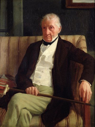 Porträtt av Hilaire Degas (1770-1858), farfar till konstnären, 1857 av Edgar Degas