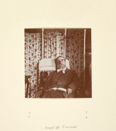 [Porträtt av Ludovic Halévy] av Edgar Degas