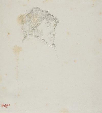 Porträtt av Madame Dietz-Monnin av Edgar Degas
