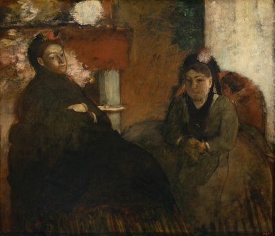 Porträtt av Mme. Lisle och fru Loubens, 186670. av Edgar Degas