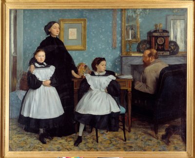 Porträtt av familjen Bellelli Målaren tillbringade några månader i Toscana med sina farbröder, Bellelli - målning av Edgar Degas (1834-1917) av Edgar Degas