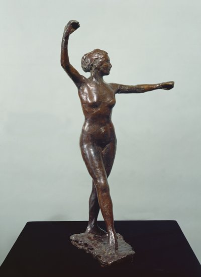 Förberedelse för dansen, högerfot framför (brons) av Edgar Degas