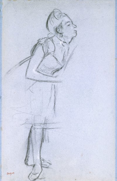 Profil av en dansare, av Edgar Degas
