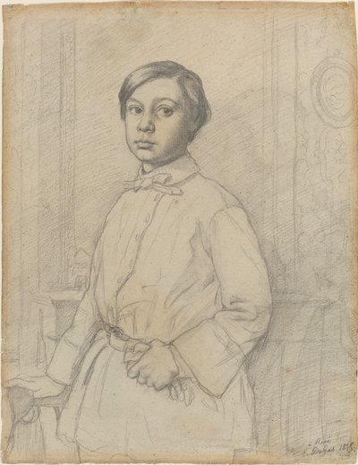 René de Gas [recto] av Edgar Degas