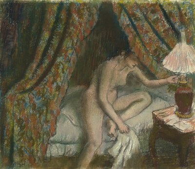 Avgår, c.1883 av Edgar Degas