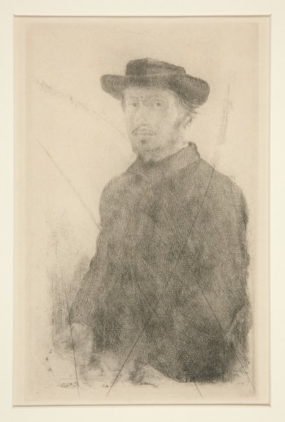 Självporträtt, 1857 av Edgar Degas