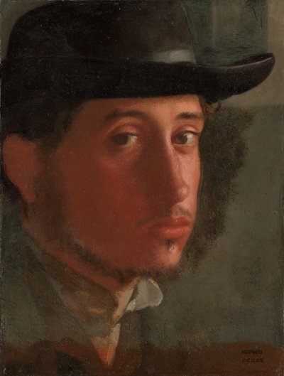 Självporträtt av Edgar Degas