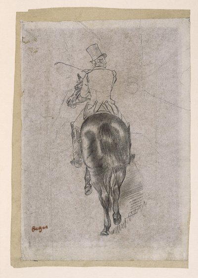 Spår på hästen av Edgar Degas