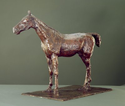 Stående häst (brons) av Edgar Degas