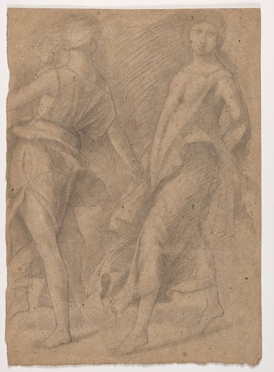 Studie efter Andrea Mantegna, "Parnassus", c.1854-56 av Edgar Degas