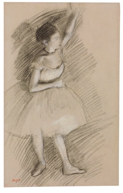 Studie av en dansare av Edgar Degas