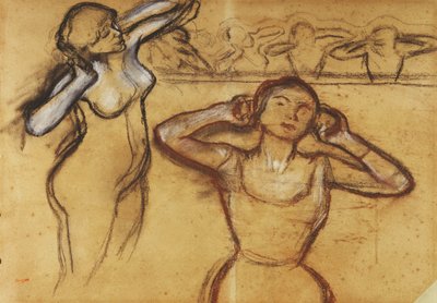 Studie av en dansare; Dansarstudie, av Edgar Degas
