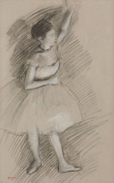 Studie av en dansare; Studie av en dansare, 1873-1874 av Edgar Degas