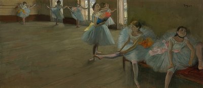 Dansare i ett övningsrum. Omkring 1880 av Edgar Degas