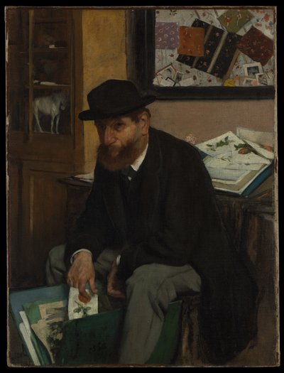 Samlaren av tryck av Edgar Degas