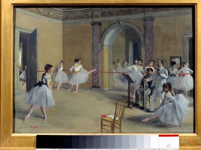 Dansfoajén på Operan Rue Le Peletier av Edgar Degas