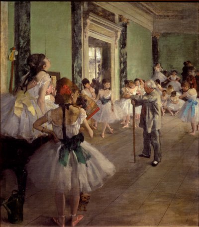 Dansklassen av Edgar Degas