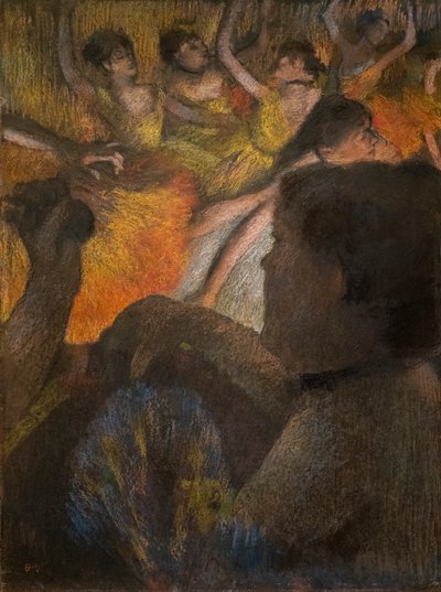 Lodgen. 1885. Pastell på papper. av Edgar Degas